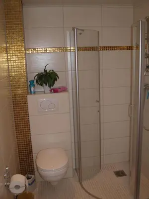 Ein Badezimmer in der Unterkunft Ferienhaus Lefering Stiftung