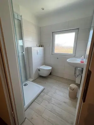 Ein Badezimmer in der Unterkunft Ferienhaus Hoppas
