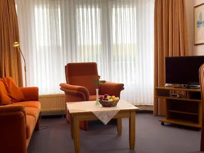 TV/Unterhaltungsangebot in der Unterkunft Haus Nordseeperle Fewo Nr. 4
