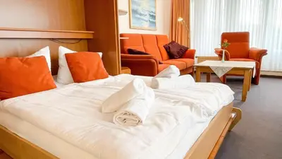 Ein Bett oder Betten in einem Zimmer der Unterkunft Haus Nordseeperle Fewo Nr. 4