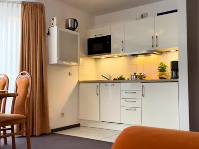 Küche/Küchenzeile in der Unterkunft Haus Nordseeperle Fewo Nr. 4