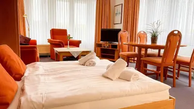 Ein Bett oder Betten in einem Zimmer der Unterkunft Haus Nordseeperle Fewo Nr. 4