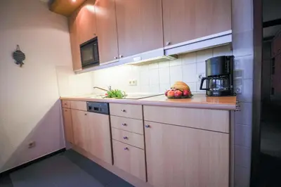 Küche/Küchenzeile in der Unterkunft Haus Nordseeperle Fewo Nr. 8