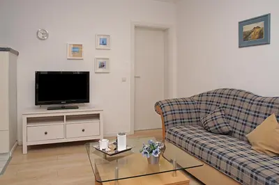 TV/Unterhaltungsangebot in der Unterkunft Haus Weisse Möwe, Whg 3