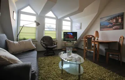 TV/Unterhaltungsangebot in der Unterkunft Haus Elbe 1, Whg 38