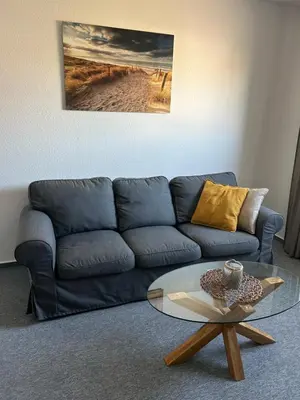 Ein Sitzbereich in der Unterkunft Wohnung 