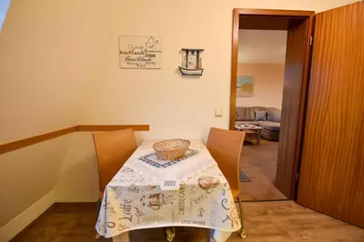 Ein Bett oder Betten in einem Zimmer der Unterkunft Haus 