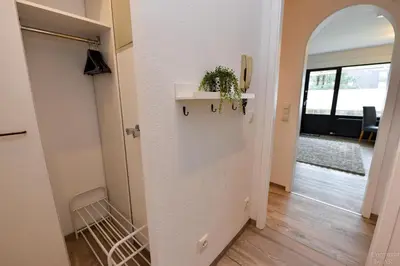 Ein Bett oder Betten in einem Zimmer der Unterkunft Haus 