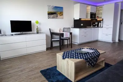 Küche/Küchenzeile in der Unterkunft Haus 