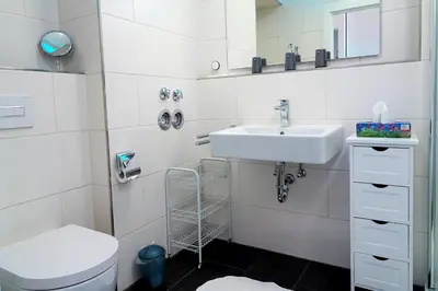 Ein Badezimmer in der Unterkunft Haus 