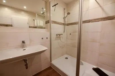Ein Badezimmer in der Unterkunft Haus 