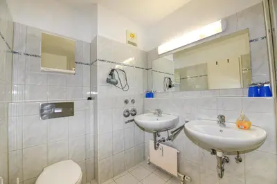 Ein Badezimmer in der Unterkunft Haus 