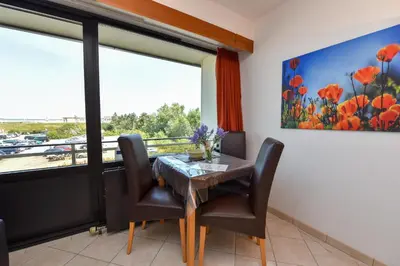 Ein Balkon oder eine Terrasse in der Unterkunft Haus 