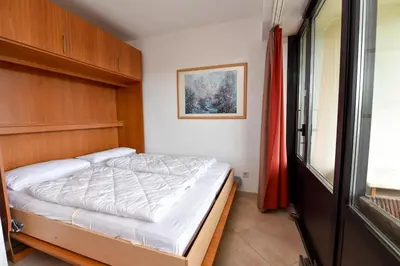 Ein Bett oder Betten in einem Zimmer der Unterkunft Haus 