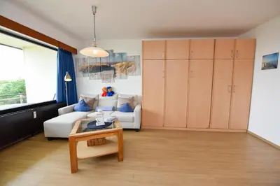 Ein Sitzbereich in der Unterkunft Haus 