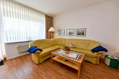 Ein Sitzbereich in der Unterkunft Haus 