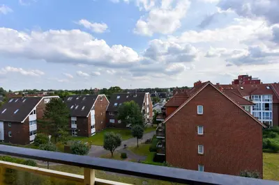 Das Gebäude in dem sich die Ferienwohnung befindet