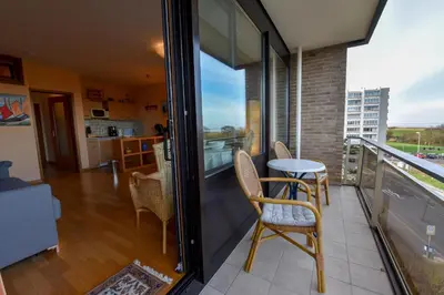 Ein Balkon oder eine Terrasse in der Unterkunft Haus 