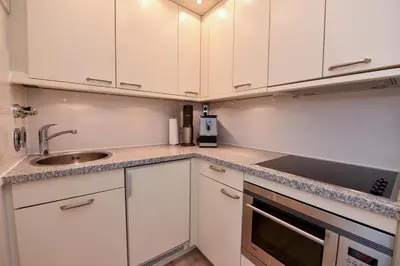 Küche/Küchenzeile in der Unterkunft Haus 