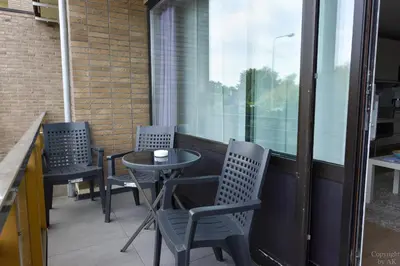 Ein Balkon oder eine Terrasse in der Unterkunft Haus 