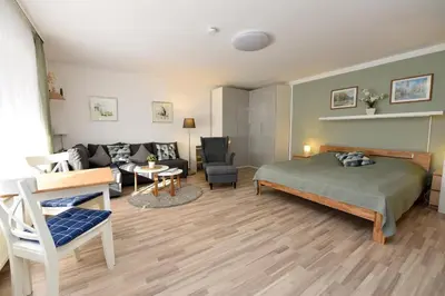 Ein Bett oder Betten in einem Zimmer der Unterkunft Haus 