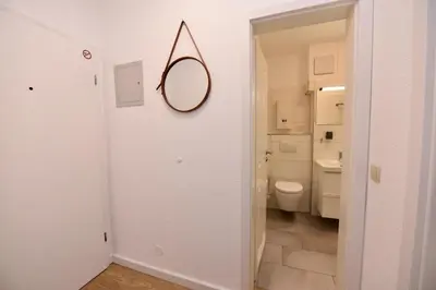 Ein Badezimmer in der Unterkunft Haus 
