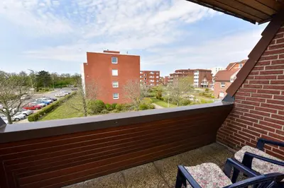 Ein Balkon oder eine Terrasse in der Unterkunft Haus 