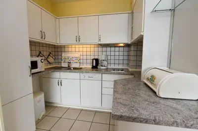 Küche/Küchenzeile in der Unterkunft Haus 