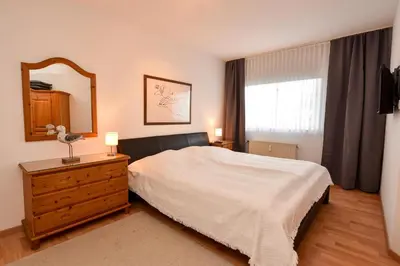 Ein Bett oder Betten in einem Zimmer der Unterkunft 