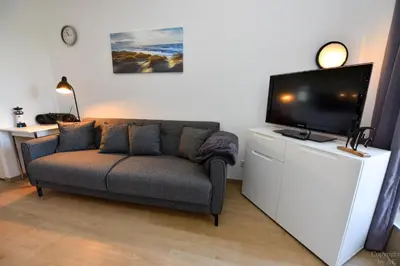 Ein Sitzbereich in der Unterkunft 