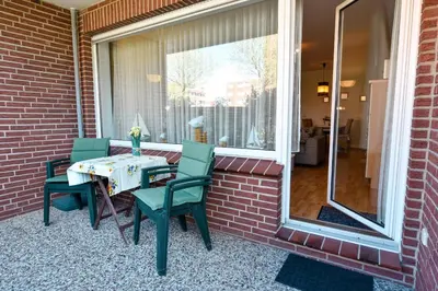 Ein Balkon oder eine Terrasse in der Unterkunft Haus 