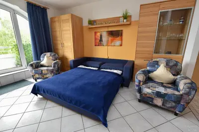 Ein Bett oder Betten in einem Zimmer der Unterkunft 