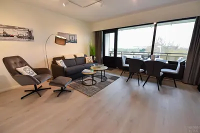 Ein Sitzbereich in der Unterkunft Haus 