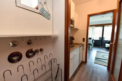 Küche/Küchenzeile in der Unterkunft Haus 