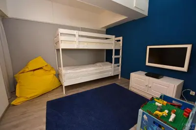 Ein Bett oder Betten in einem Zimmer der Unterkunft Haus 