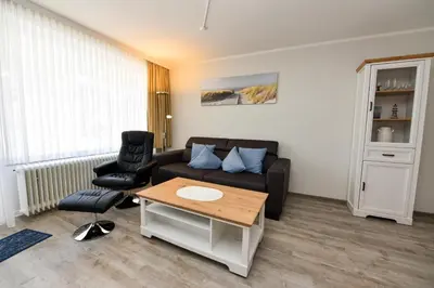 Ein Sitzbereich in der Unterkunft Haus 