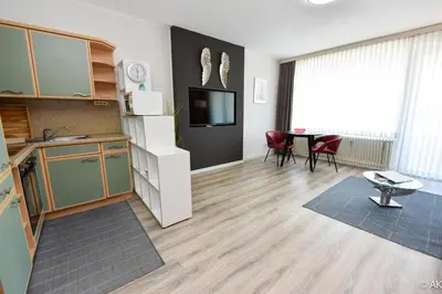 Küche/Küchenzeile in der Unterkunft Haus 