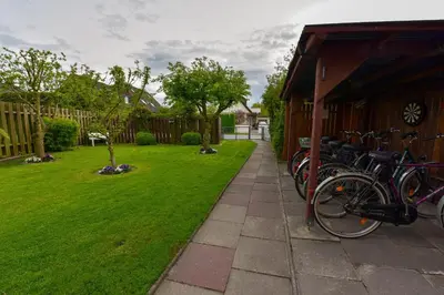 Ein Garten an der Unterkunft 