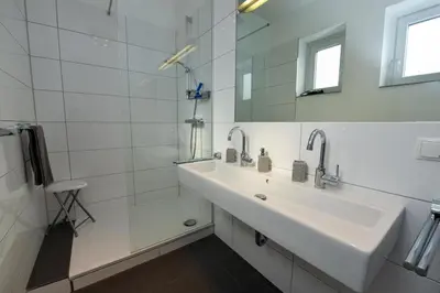 Ein Badezimmer in der Unterkunft 