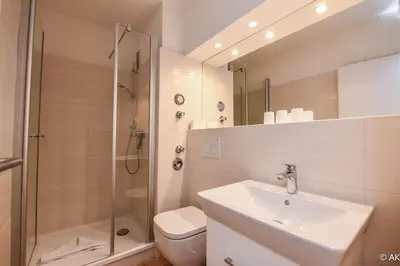 Ein Badezimmer in der Unterkunft Haus 
