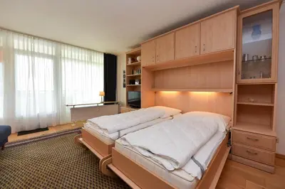 Ein Bett oder Betten in einem Zimmer der Unterkunft Haus 