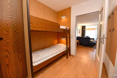 Ein Bett oder Betten in einem Zimmer der Unterkunft Haus 