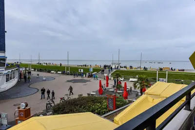 Ein allgemeiner Meerblick oder ein Meerblick von der Ferienwohnung aus