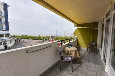 Ein Balkon oder eine Terrasse in der Unterkunft Haus 