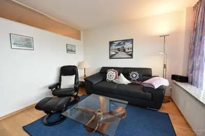 Ein Sitzbereich in der Unterkunft Haus 