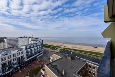 Ein allgemeiner Meerblick oder ein Meerblick von der Ferienwohnung aus