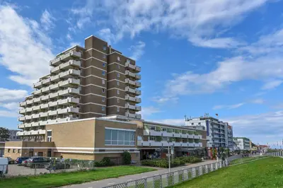 Das Gebäude in dem sich die Ferienwohnung befindet