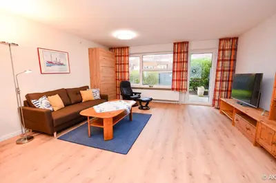 Ein Sitzbereich in der Unterkunft Haus 