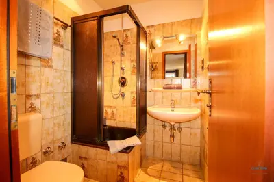 Ein Badezimmer in der Unterkunft Haus Elbe Döse Wohnung 12a