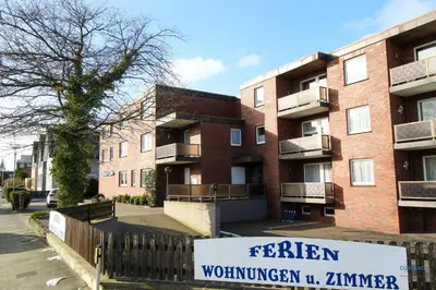 Das Gebäude in dem sich die Ferienwohnung befindet